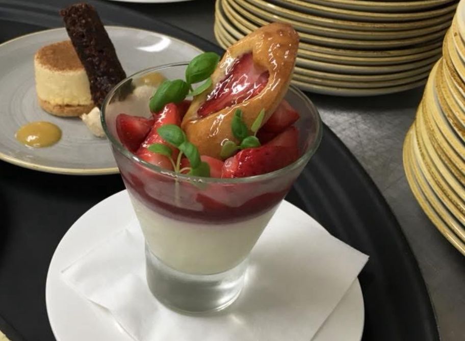 Pannacotta & madeleine